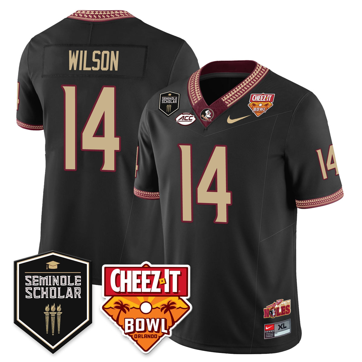 Menâ€™s Florida State Seminoles Football Vapor Jersey â€“ All Stitched