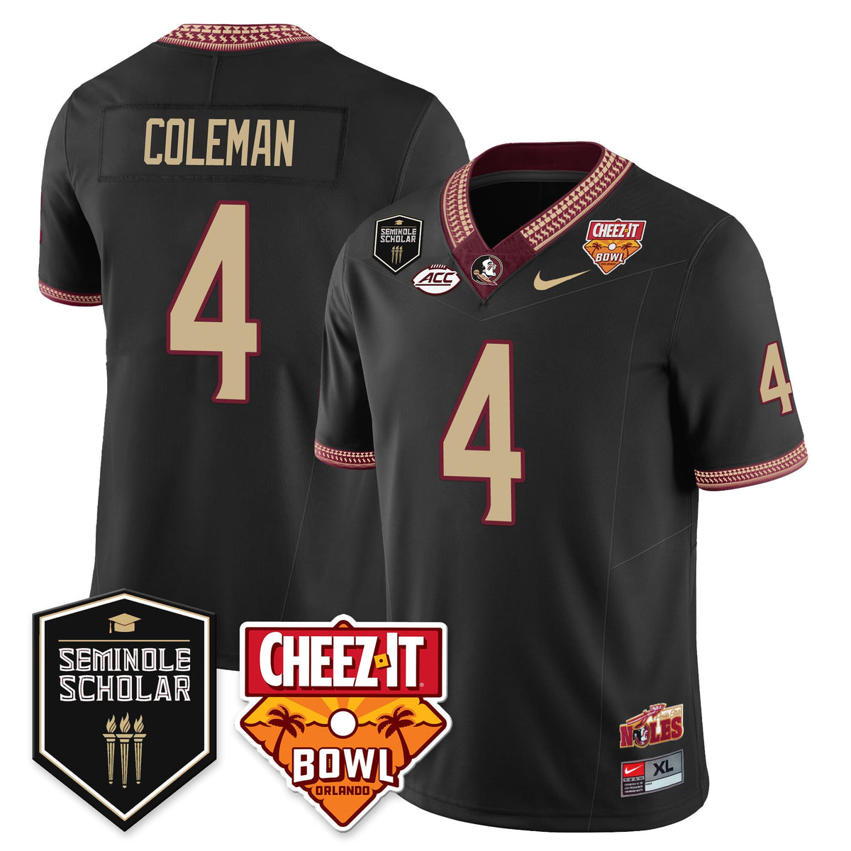 Menâ€™s Florida State Seminoles Football Vapor Jersey â€“ All Stitched