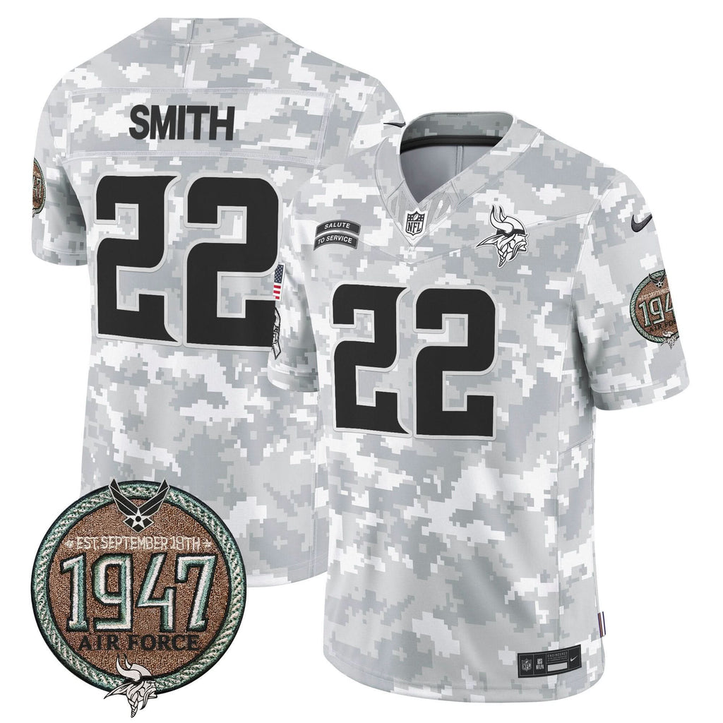MIN 2024 Salute to Service Establishment Year Patch Vapor Limited Jersey