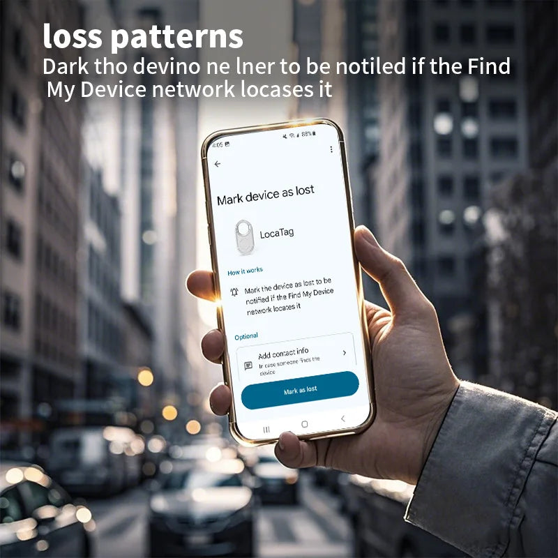 Android Air Tracker Tags Bluetooth Tracker Smart Tag Works with Google Find Hub APP Tracking Locator Device Item Finder for Keys