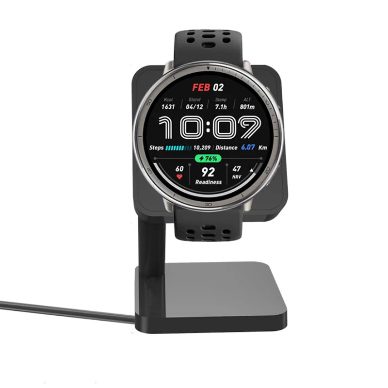 Desktop Stand Charger USB Charging Cable Dock Charge Adapter Holder For Amazfit Active 2/Bip 6 Smart Watch Active2 Accessories