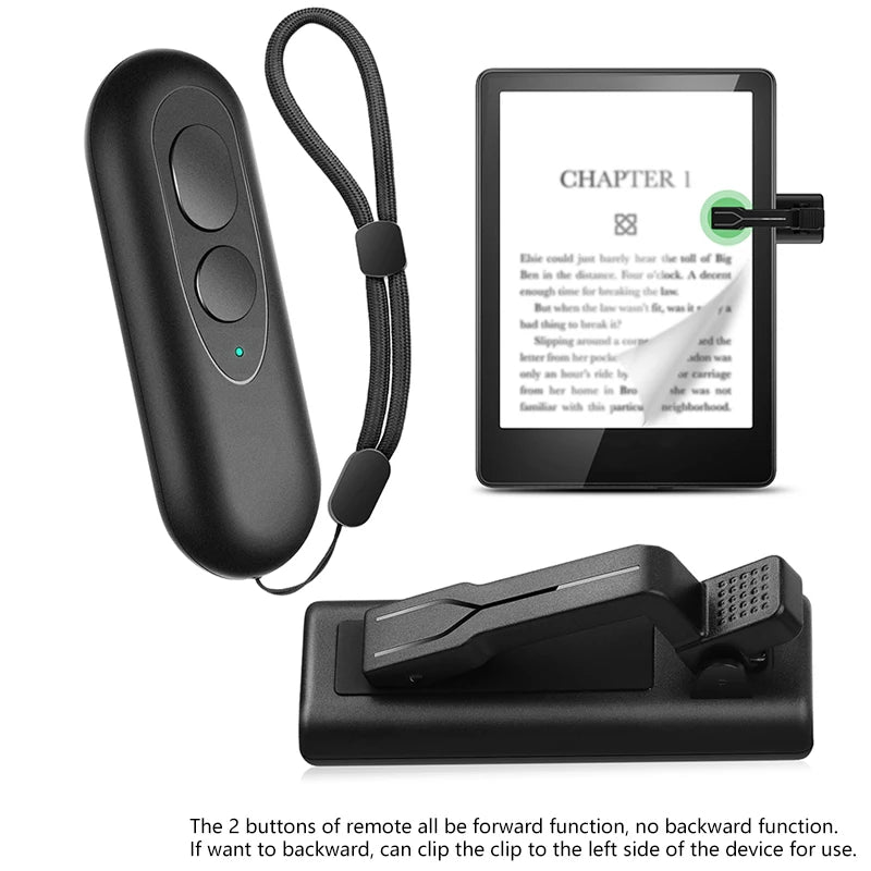 Remote Control Page Turner Phone Camera Record Video Shutter for Kindle EReaders Android Tablet Reading Accessories RF Clicker