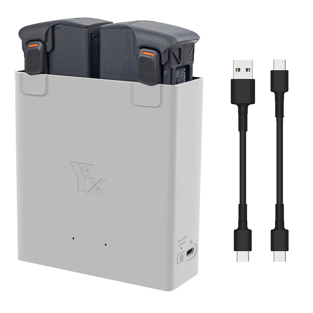 For DJI AVATA 2 Drone Battery Charger Dual Charging Hub with Cable Input 65W Charger DJI AVATA 2 Drone Accessories