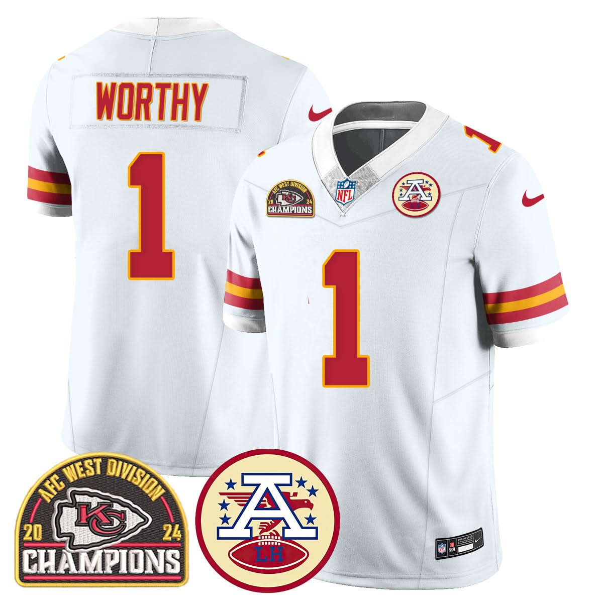 KC 2024 AFC West Champs Jersey