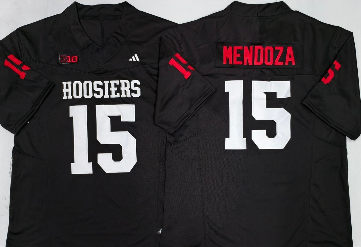Fernando Mendoza Indiana Hoosiers Jersey - Black