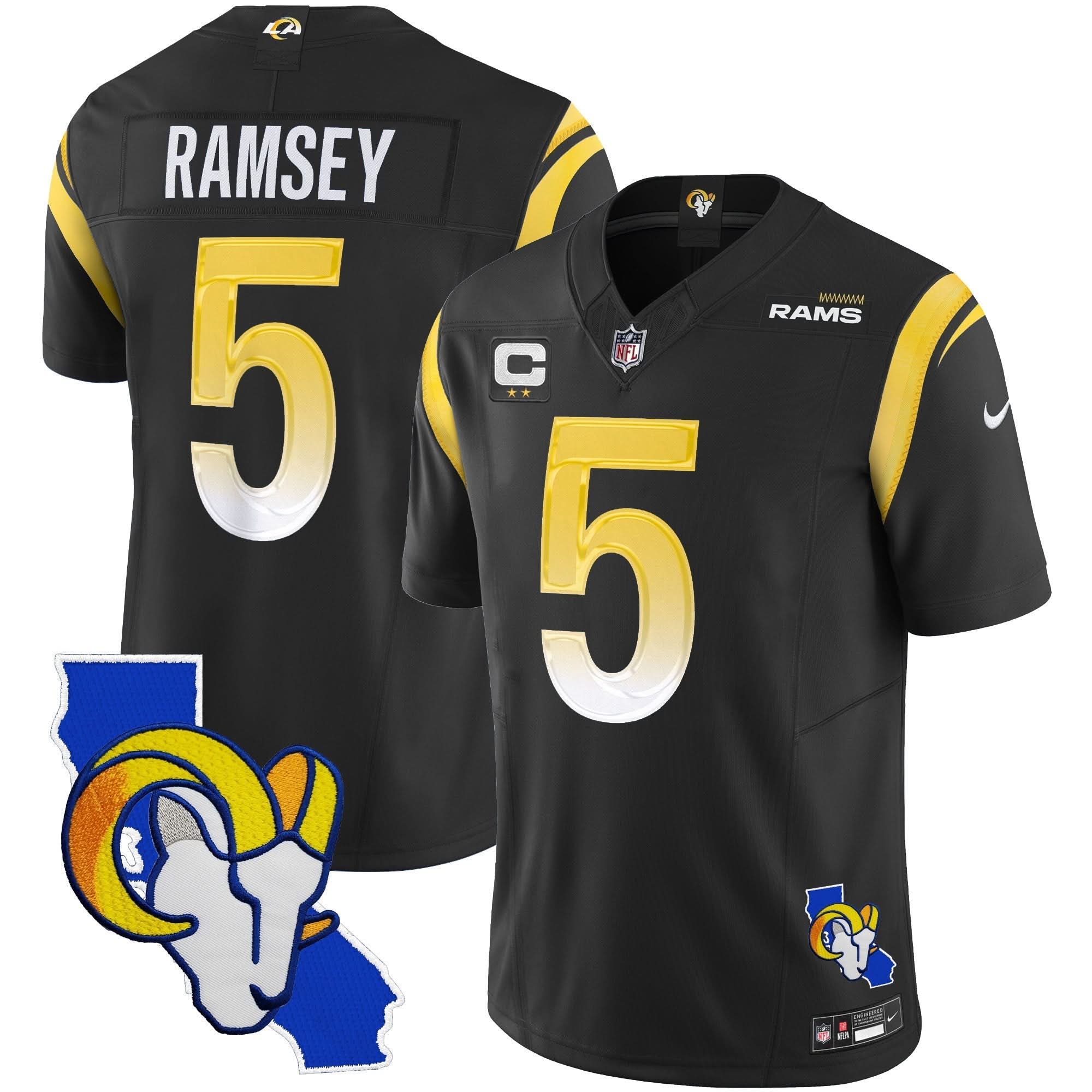 LAR California Patch Vapor Limited Jersey