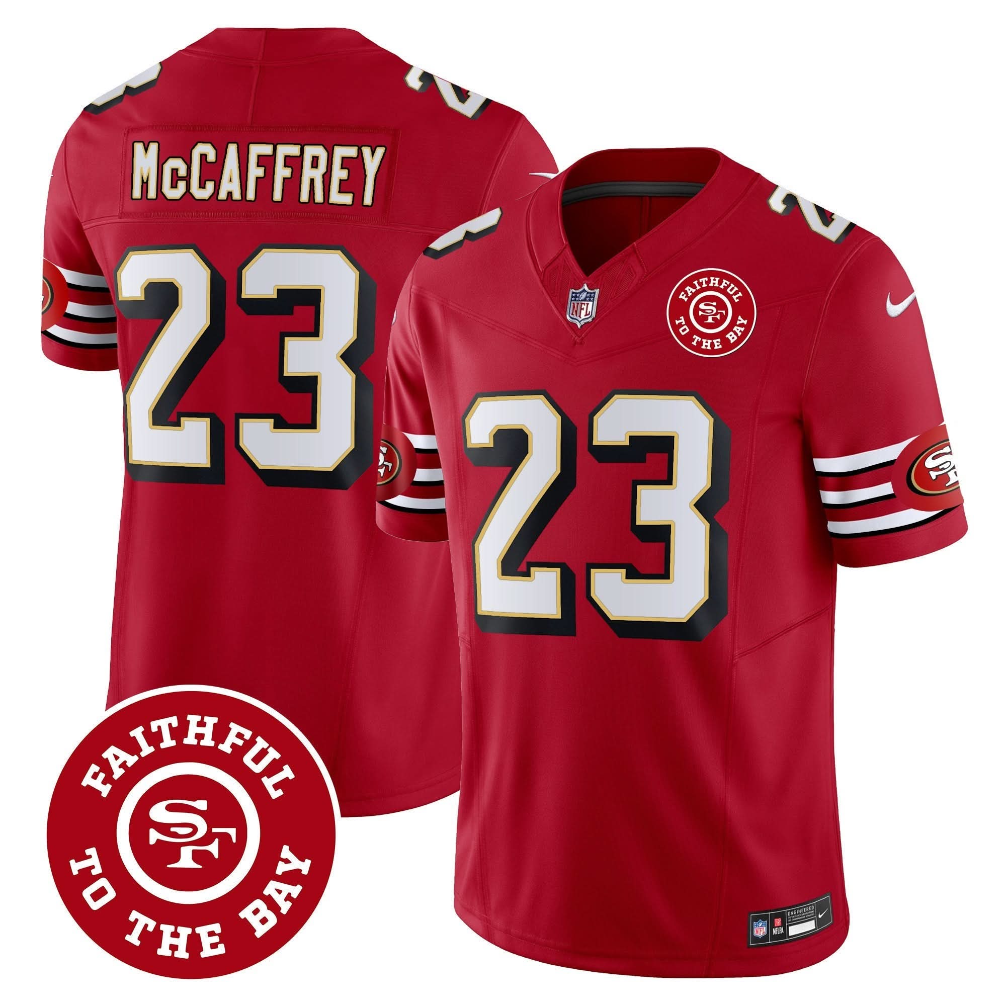 SF Throwback Faithful To The Bay Patch Vapor Limited Jersey