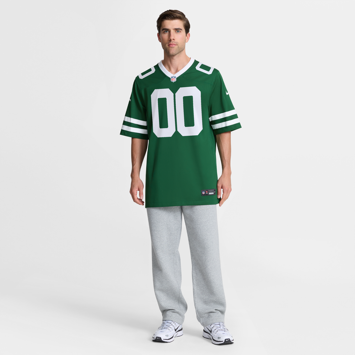 Men's New York Jets Dangelo Ponds Nike Legacy Green Game Jersey