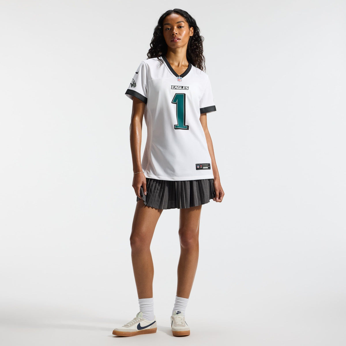 Women's Philadelphia Eagles Jalen Hurts Nike White Game Jersey