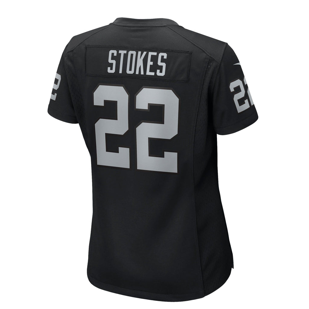 Women's Las Vegas Raiders Eric Stokes Nike Black Team Game Jersey