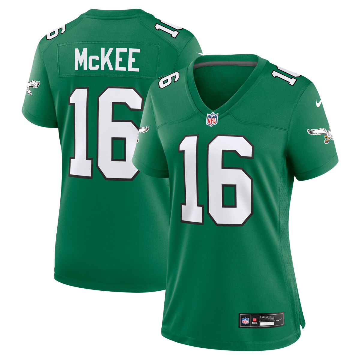 Women's Philadelphia Eagles Tanner Mckee Nike Kelly Green Alternate Game Jersey