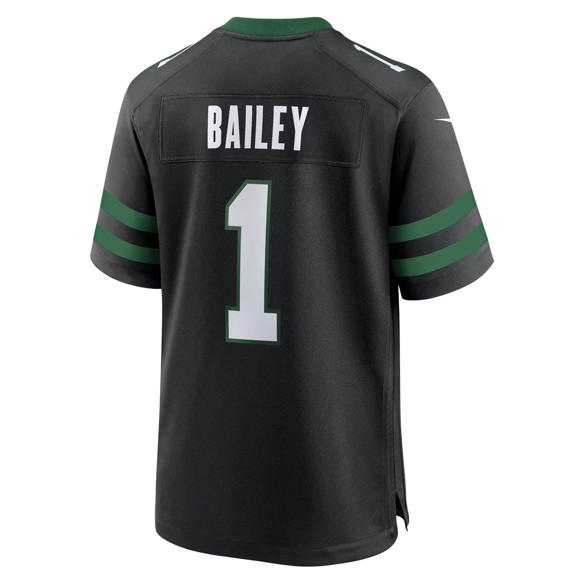 Men's New York Jets David Bailey Nike Legacy Black Alternate Game Player Jersey