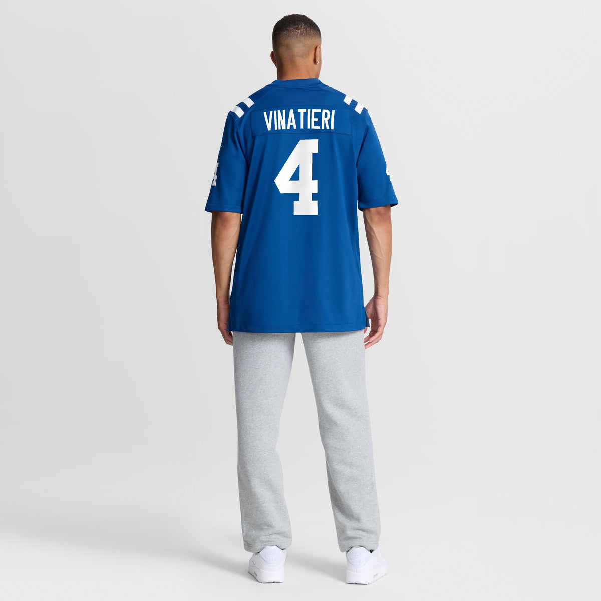 Men's Indianapolis Colts Adam Vinatieri Nike Royal Team Retired Game Jersey