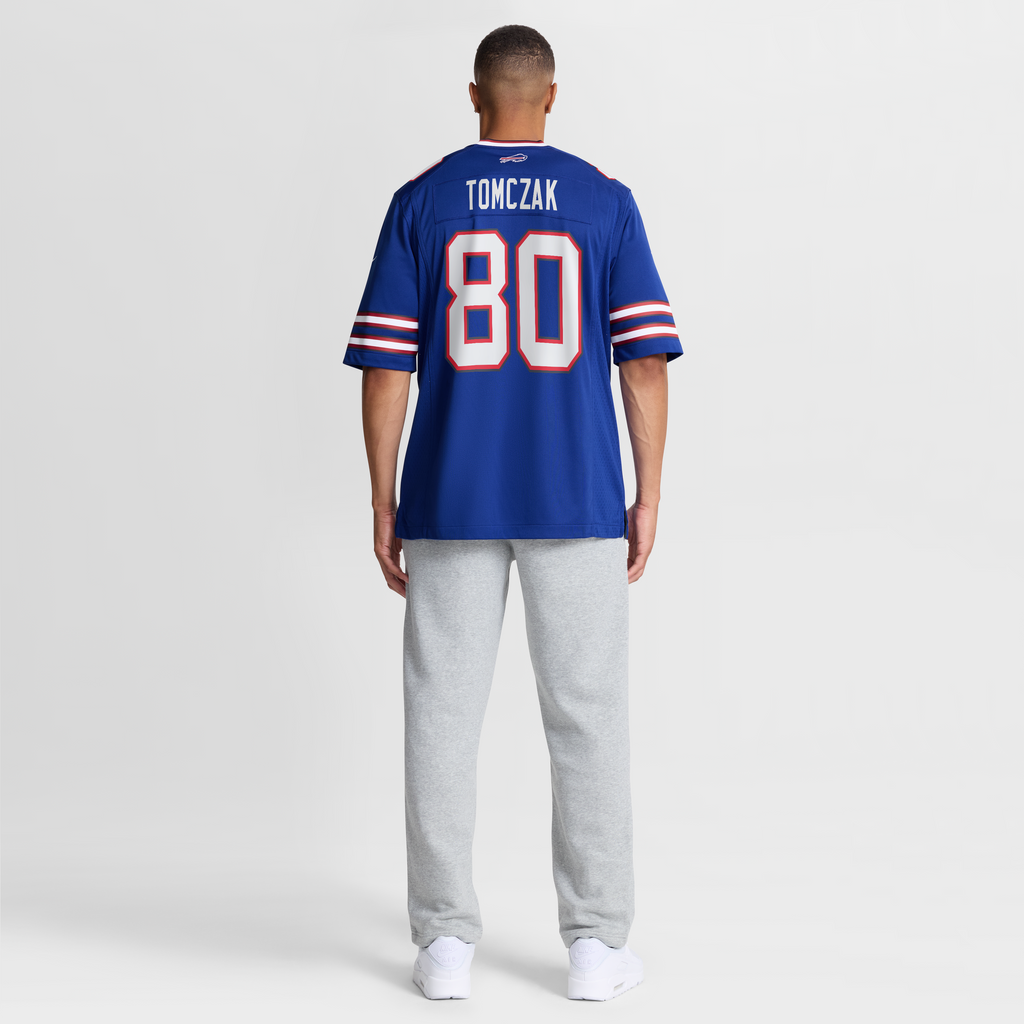 Men's Buffalo Bills Max Tomczak Nike Royal Team Game Jersey