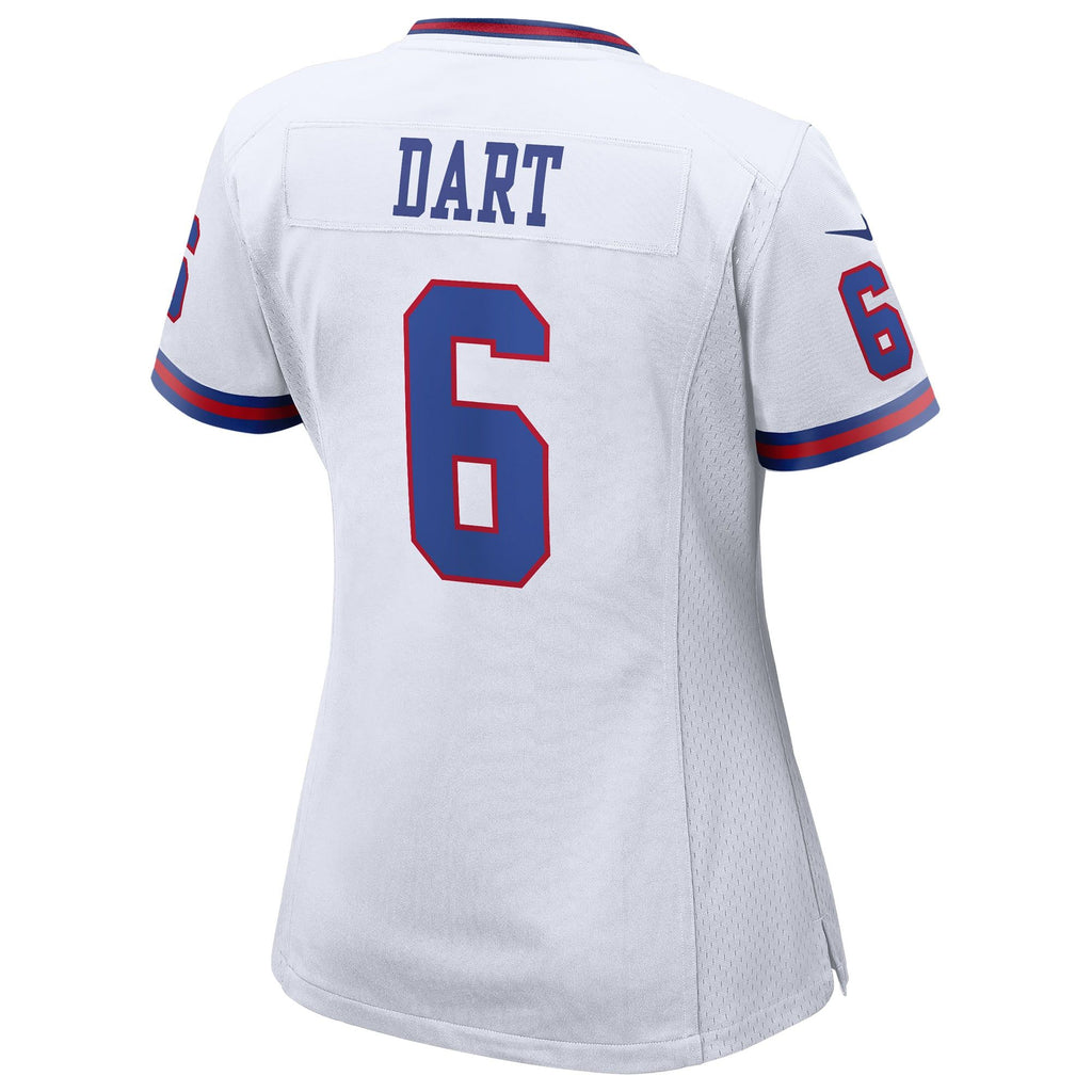 Women's New York Giants Jaxson Dart Nike White Alternate Vintage White Game Jersey