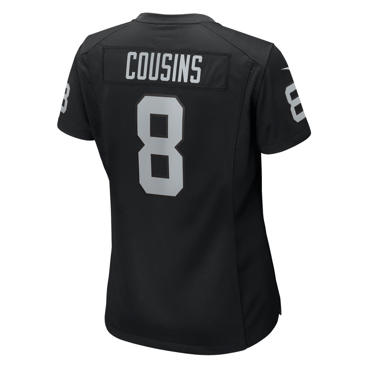 Women's Las Vegas Raiders Kirk Cousins Nike Black Team Game Jersey