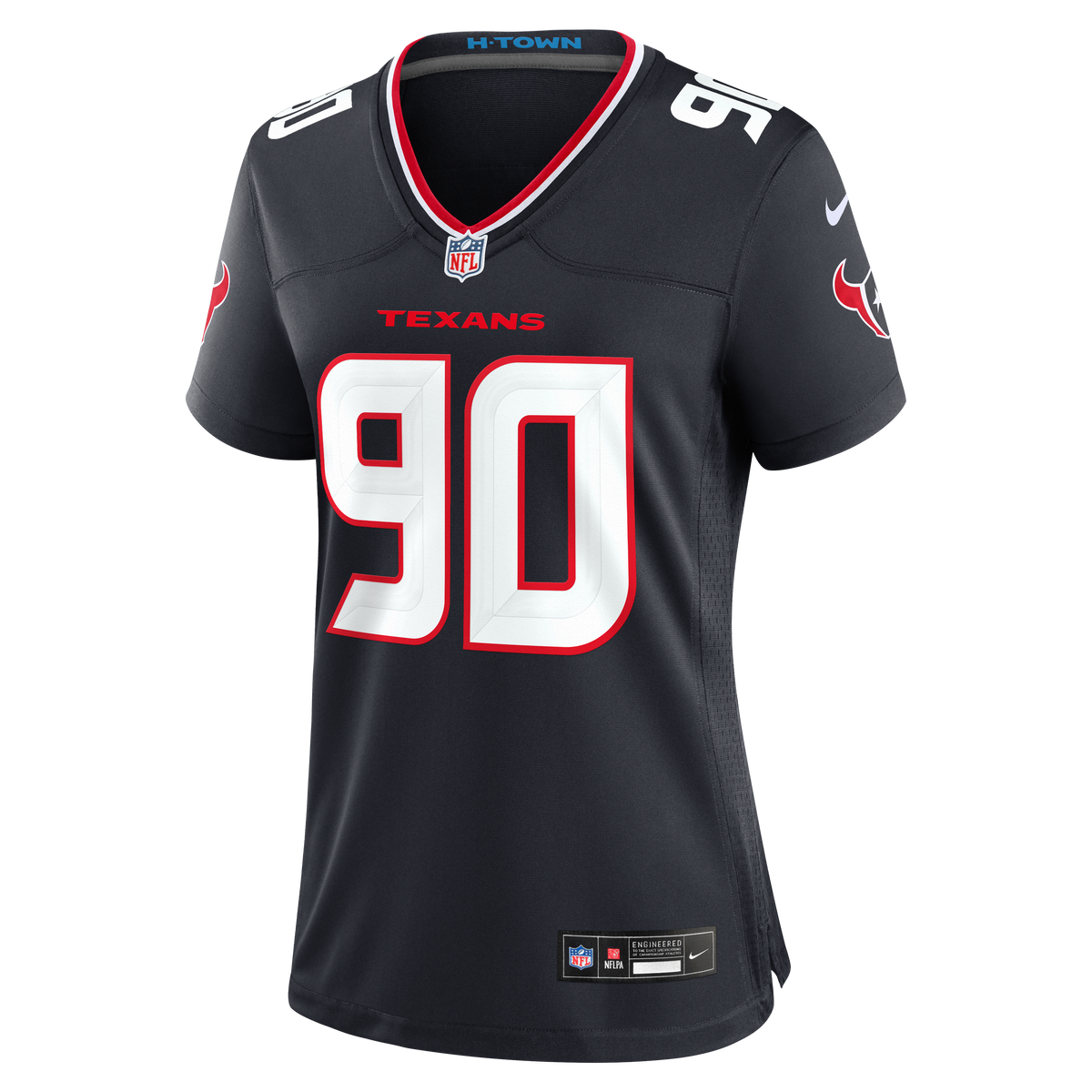 Women's Houston Texans Logan Hall Nike Navy Team Game Jersey