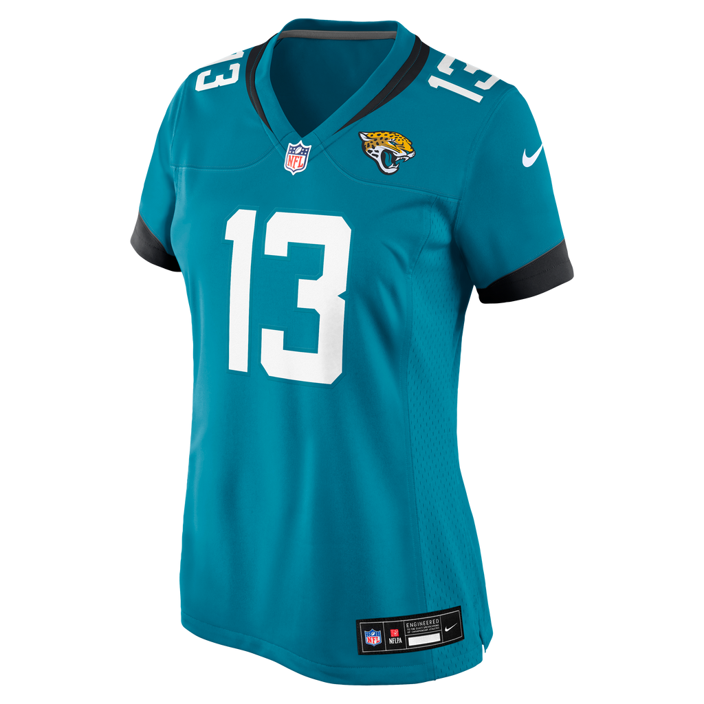 Women's Jacksonville Jaguars Tim Jones Nike Teal Team Game Jersey