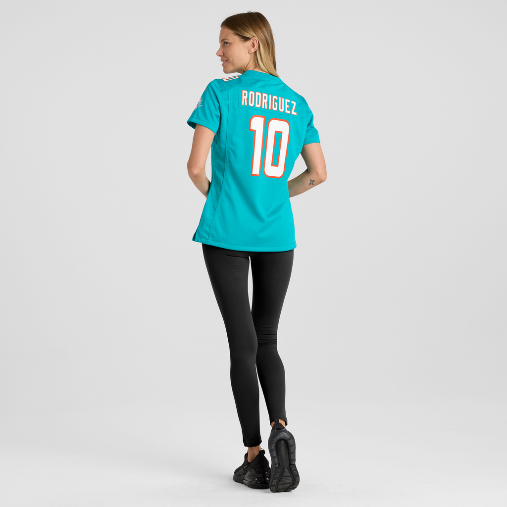 Women's Miami Dolphins Jacob Rodriguez Nike Aqua Team Game Jersey