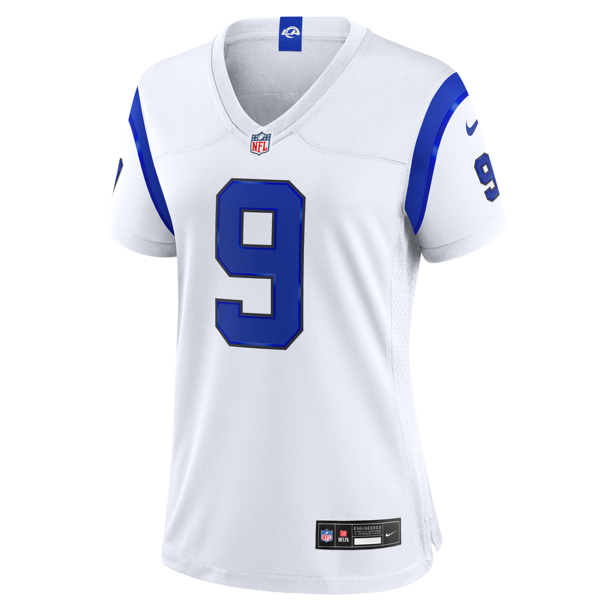Women's Los Angeles Rams Matthew Stafford Nike Fearsome White Game Jersey