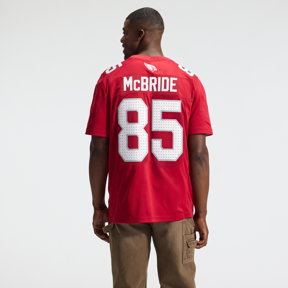 Men's Arizona Cardinals Trey Mcbride Nike Cardinal Team Vapor Fuse Stitched Limited Jersey