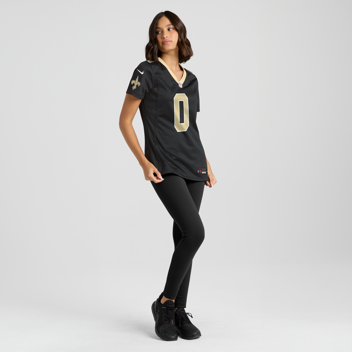 Women's New Orleans Saints Jordyn Tyson Nike Black Game Jersey
