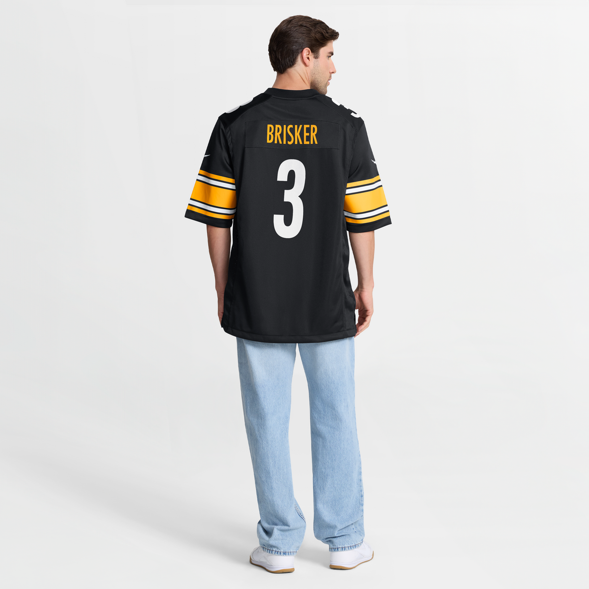 Men's Pittsburgh Steelers Jaquan Brisker Nike Black Team Game Jersey