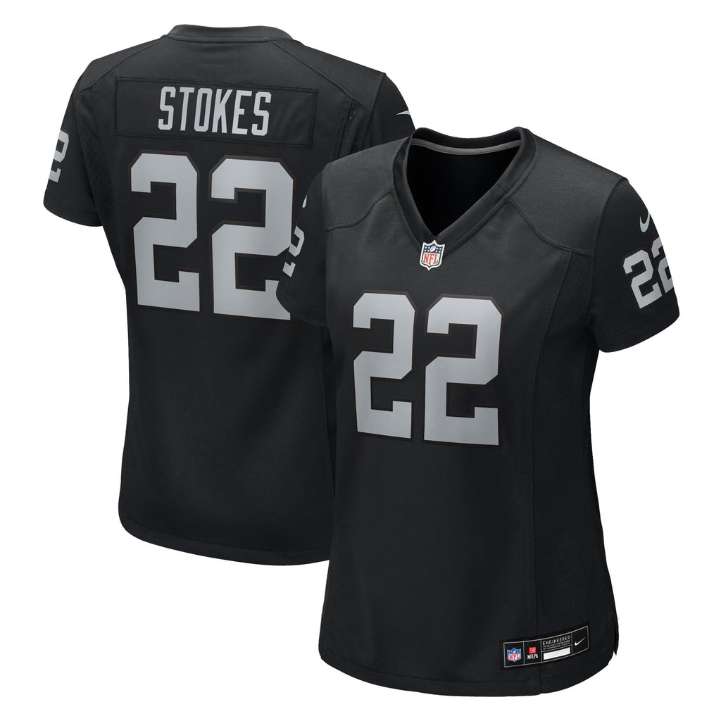 Women's Las Vegas Raiders Eric Stokes Nike Black Team Game Jersey