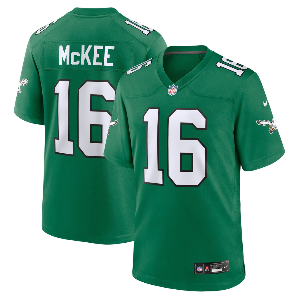 Men's Philadelphia Eagles Tanner Mckee Nike Kelly Green Alternate Game Jersey