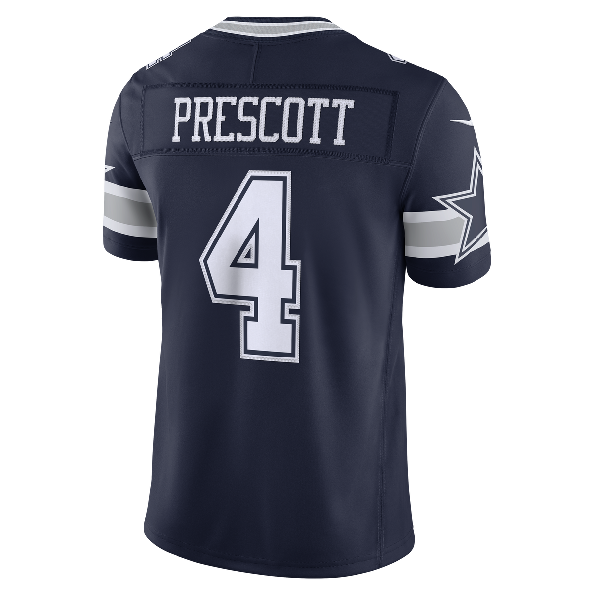 Men's Dallas Cowboys Dak Prescott Nike Navy Team Vapor Fuse Stitched Limited Jersey