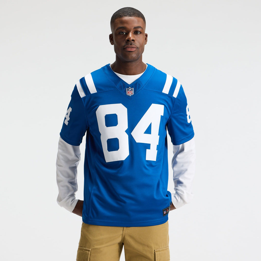 Men's Indianapolis Colts Tyler Warren Nike Royal Team Vapor Fuse Stitched Limited Jersey