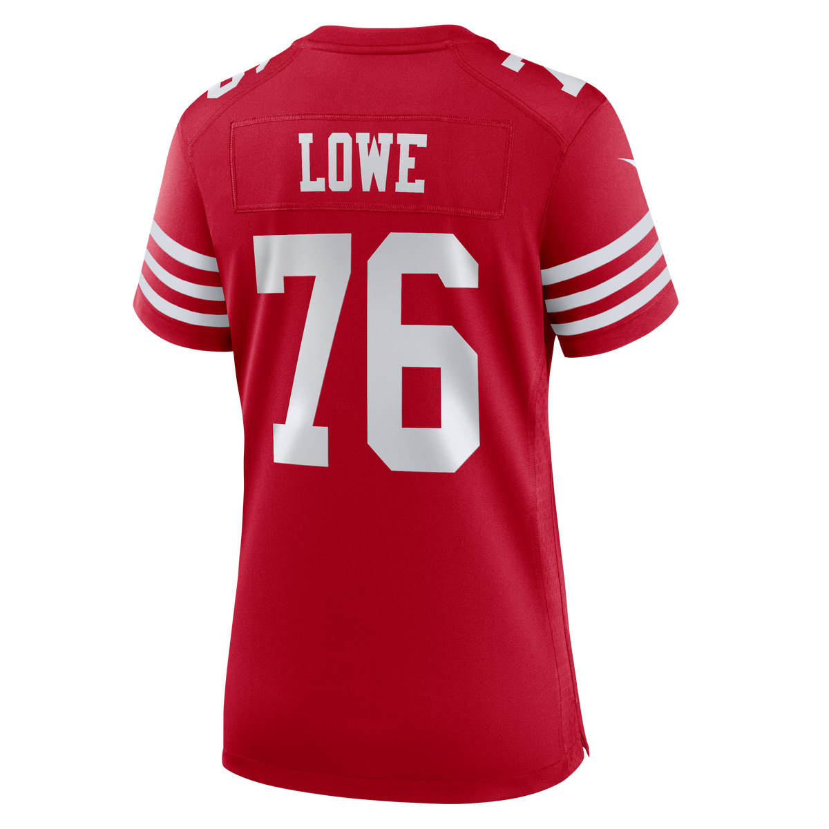 Women's San Francisco 49Ers Vederian Lowe Nike Scarlet Team Game Jersey