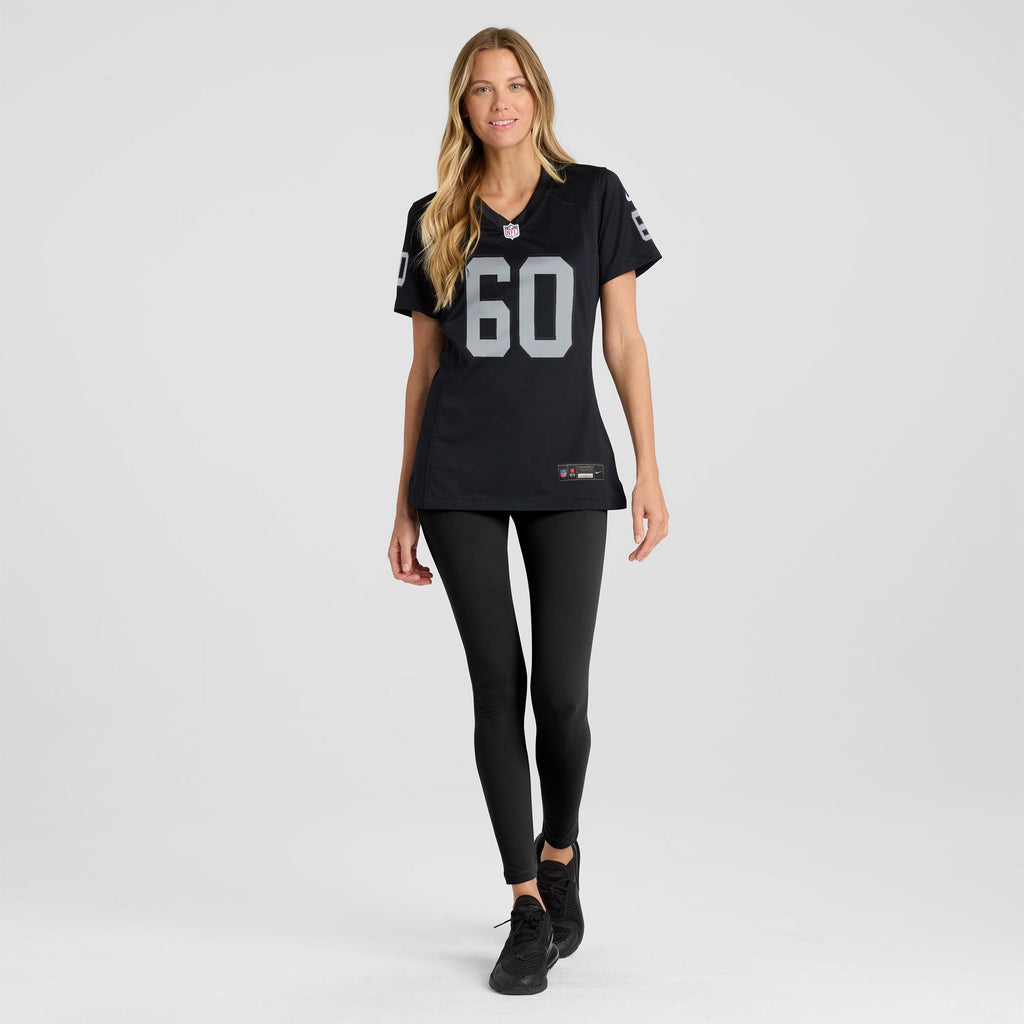 Women's Las Vegas Raiders Charles Grant Nike Black Team Game Jersey
