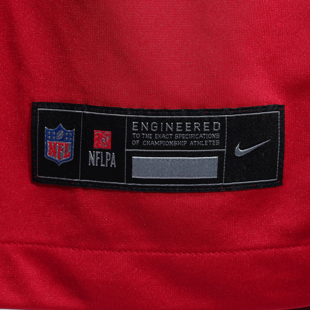 Men's San Francisco 49Ers The Faithful Nike Scarlet 80Th Anniversary Game Jersey