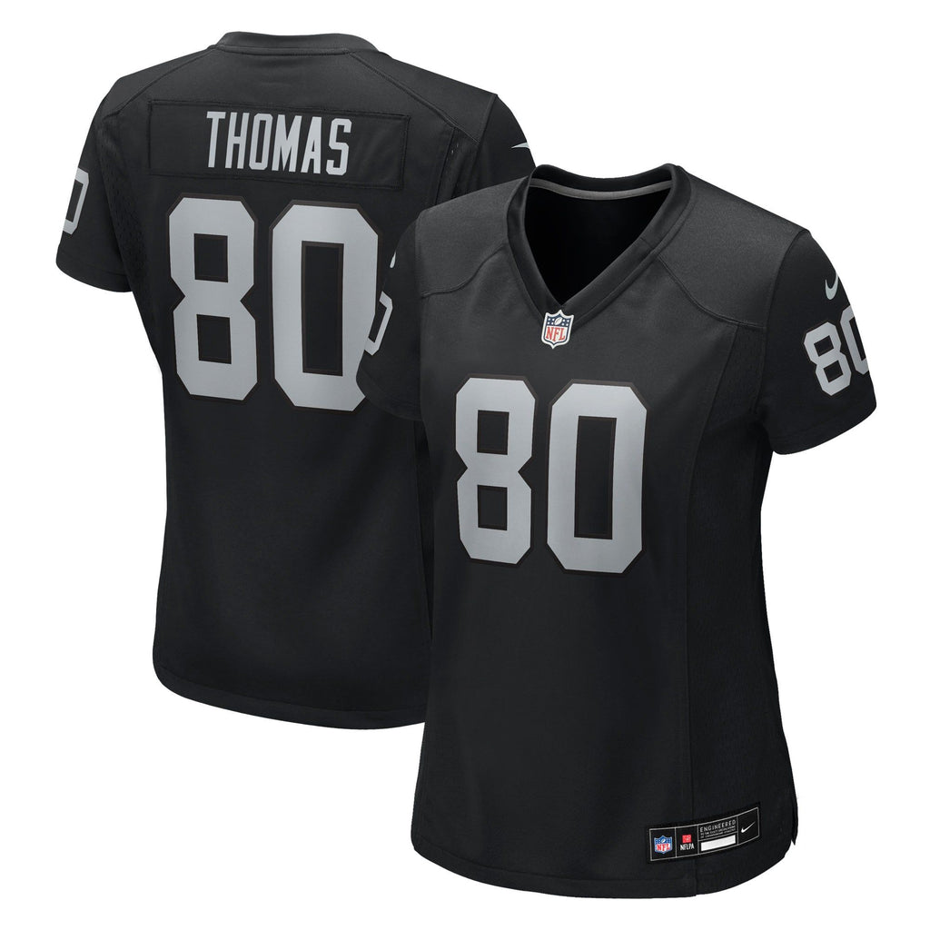 Women's Las Vegas Raiders Ian Thomas Nike Black Team Game Jersey