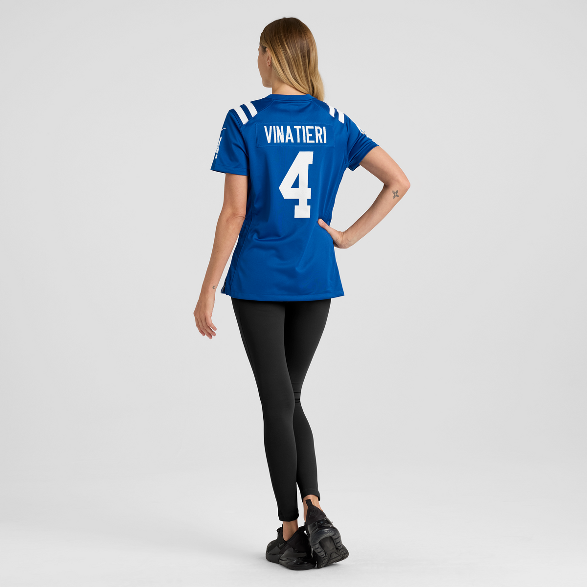Women's Indianapolis Colts Adam Vinatieri Nike Royal Team Retired Game Jersey