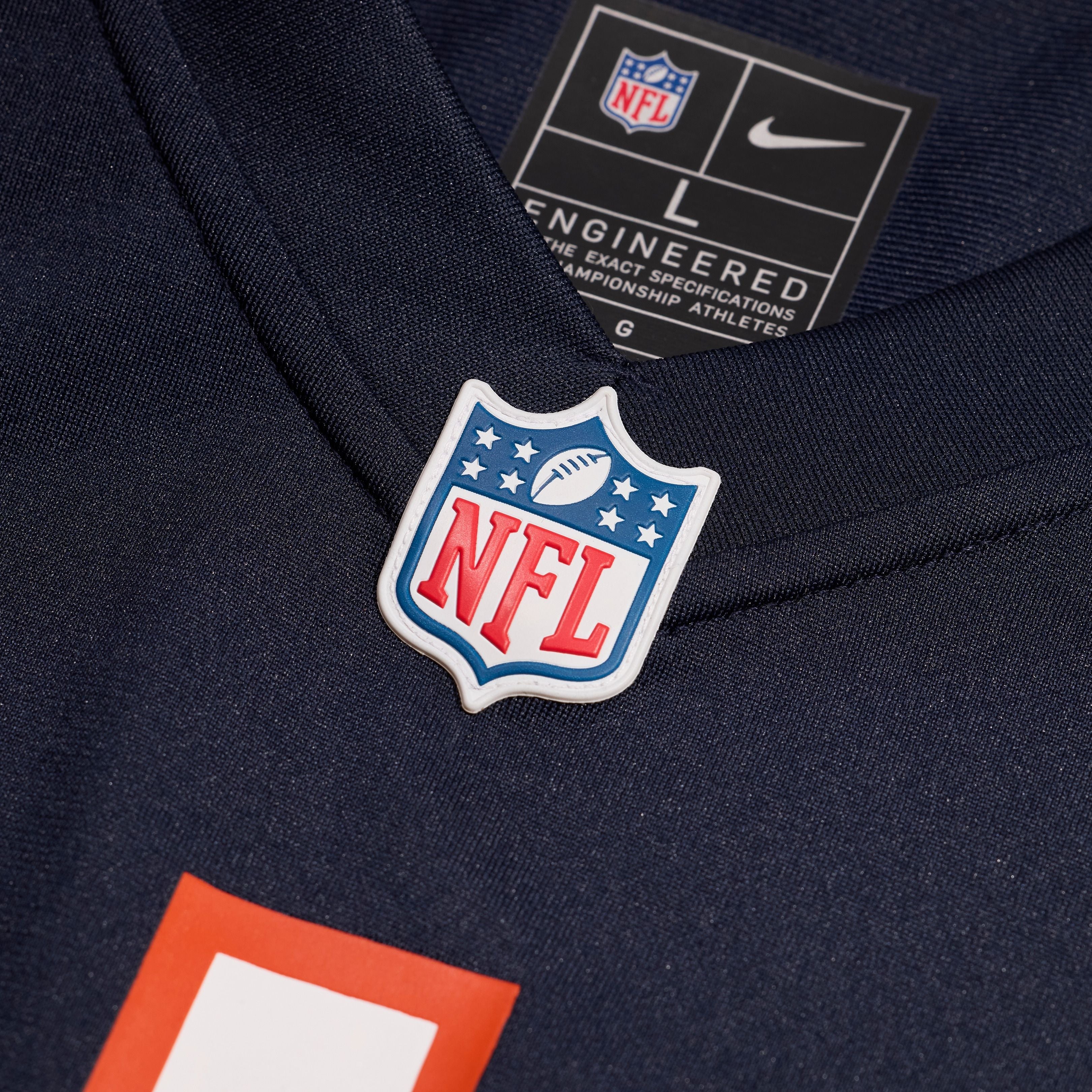 Men's Chicago Bears Kalif Raymond Nike Navy Team Game Jersey