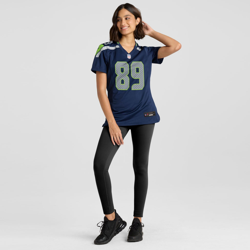 Women's Seattle Seahawks Nick Kallerup Nike College Navy Team Game Jersey