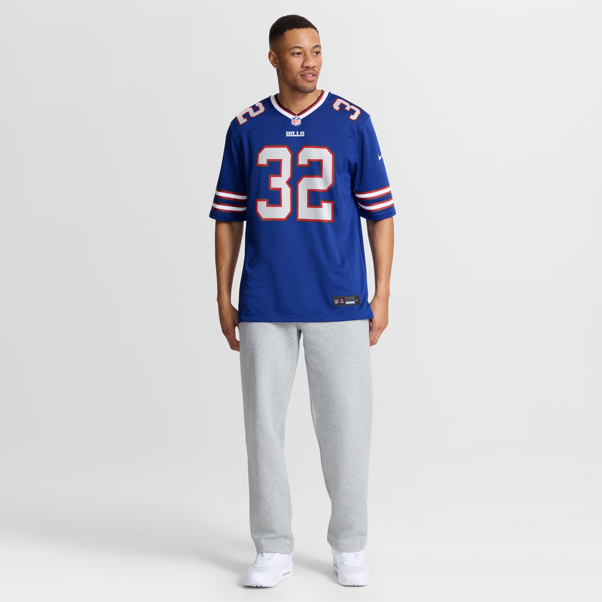 Men's Buffalo Bills Toriano Pride Jr Nike Royal Team Game Jersey