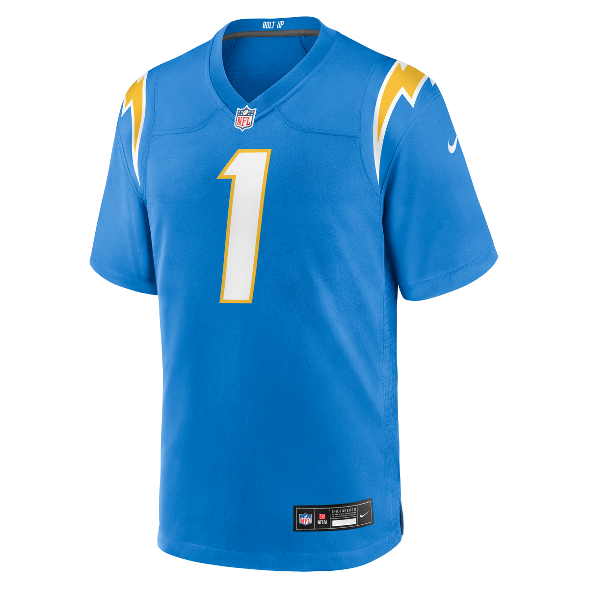 Men's Los Angeles Chargers Akheem Mesidor Nike Powder Blue 2026 Nfl Draft First Round Pick No 22 Team Game Jersey