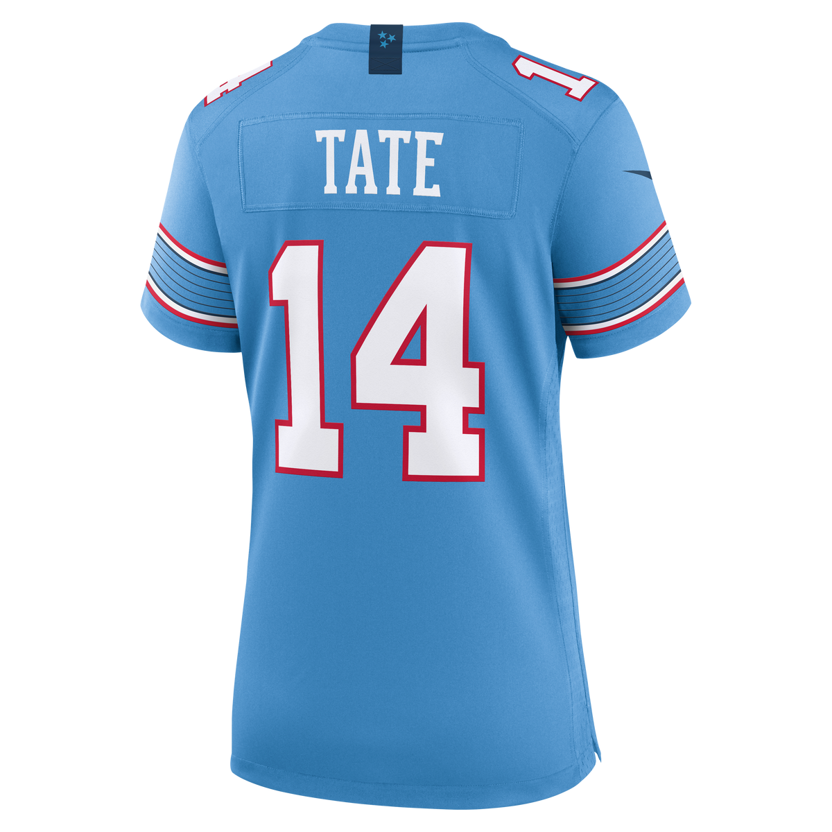 Women's Tennessee Titans Carnell Tate Nike Light Blue Team Game Jersey