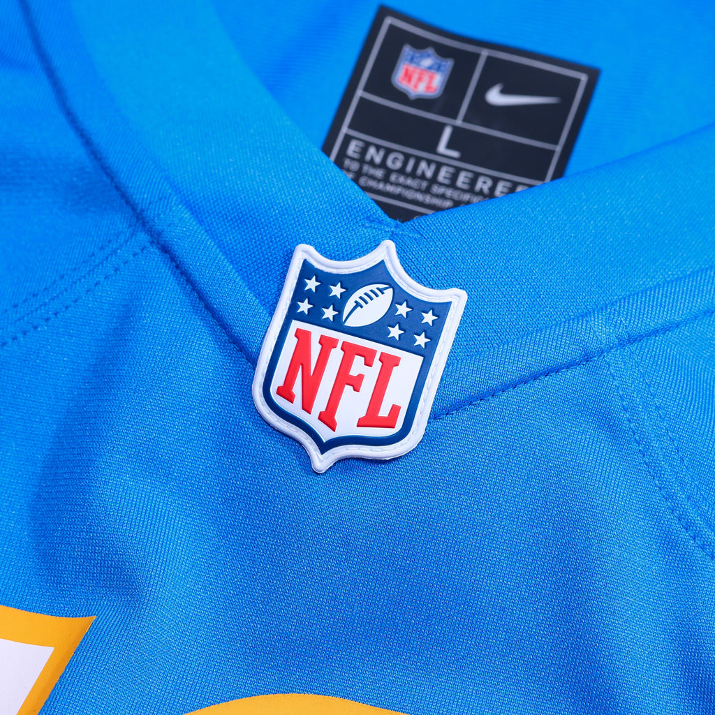 Men's Los Angeles Chargers Travis Burke Nike Powder Blue Team Game Jersey