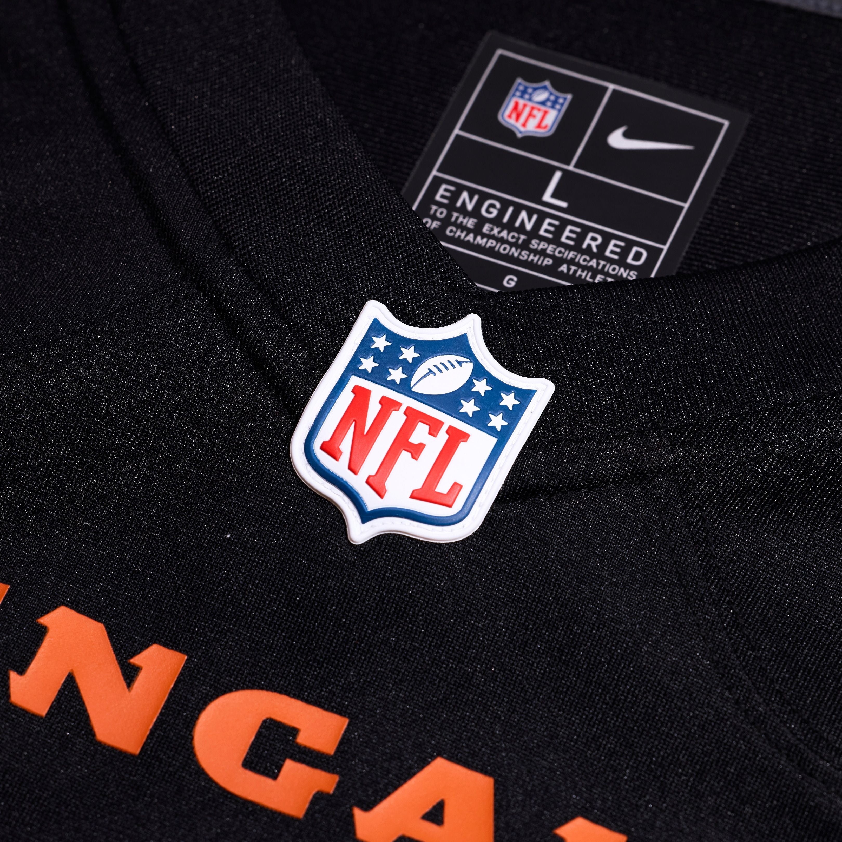 Men's Cincinnati Bengals Jasir Taylor Nike Black Team Game Jersey