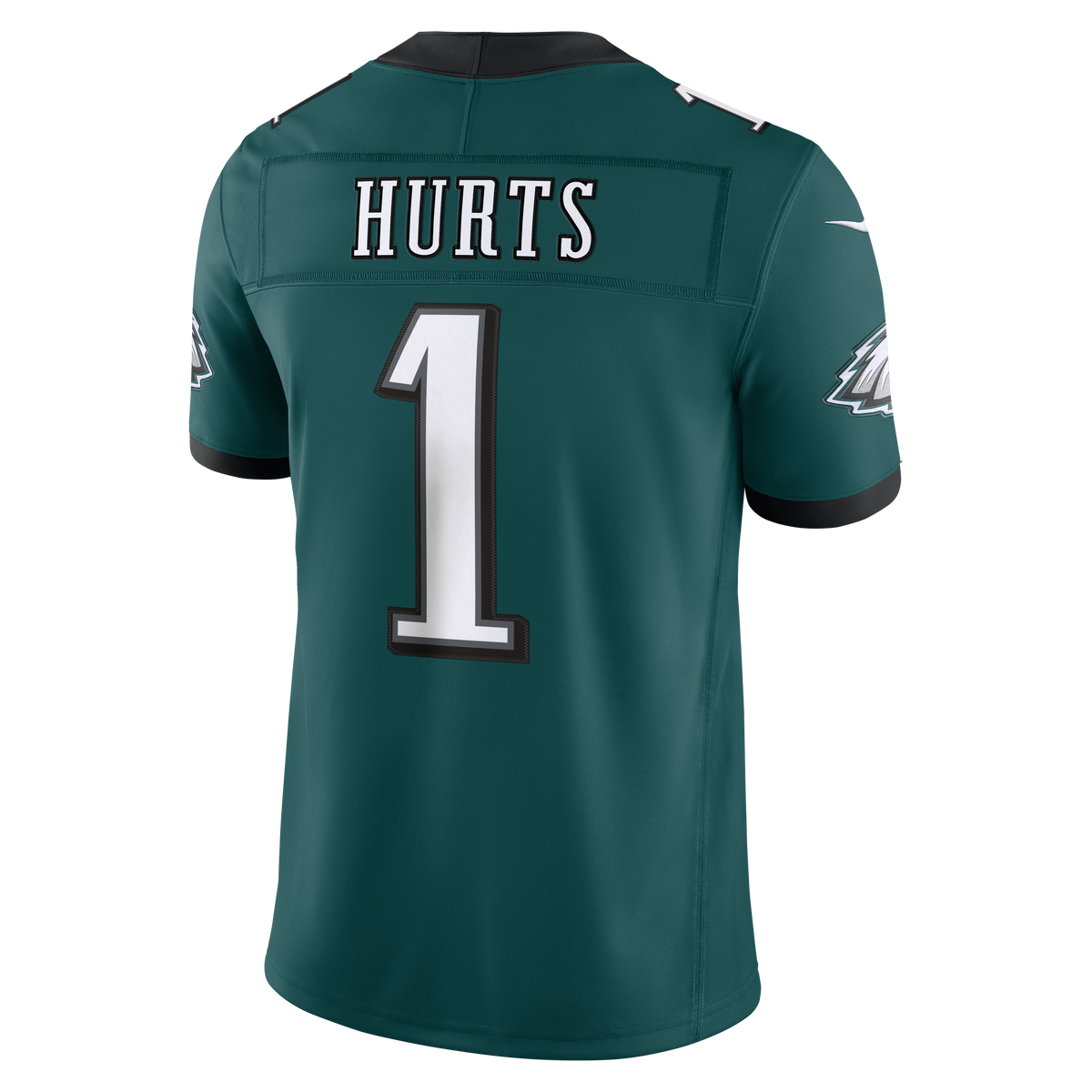 Men's Philadelphia Eagles Jalen Hurts Nike Midnight Green Team Vapor Fuse Stitched Limited Jersey