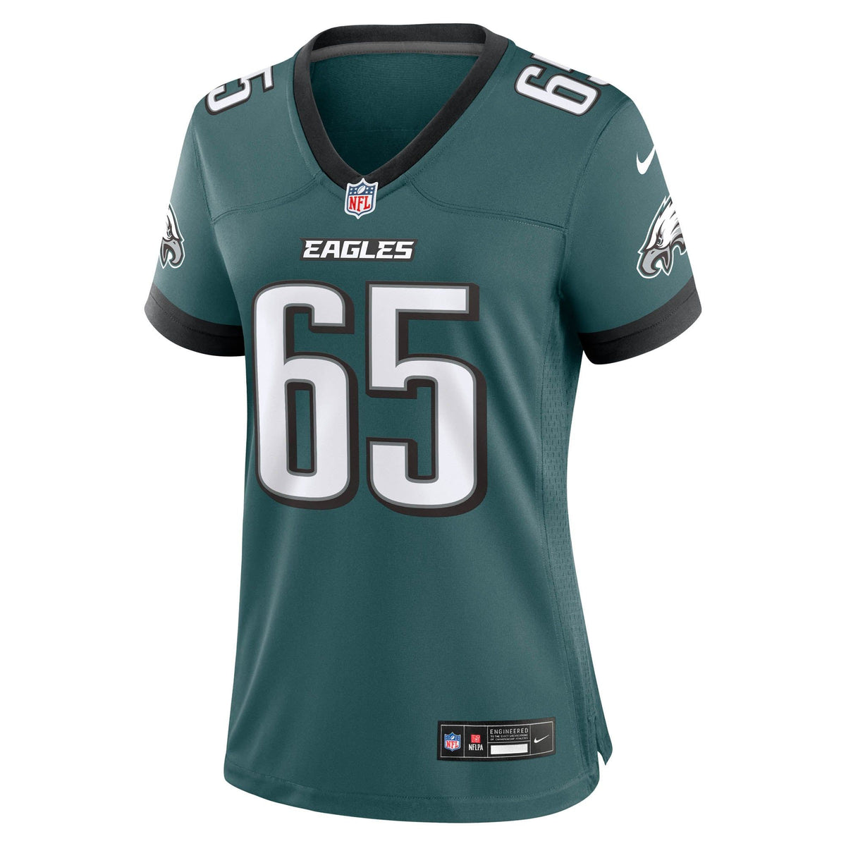 Women's Philadelphia Eagles Lane Johnson Nike Midnight Green Team Game Jersey