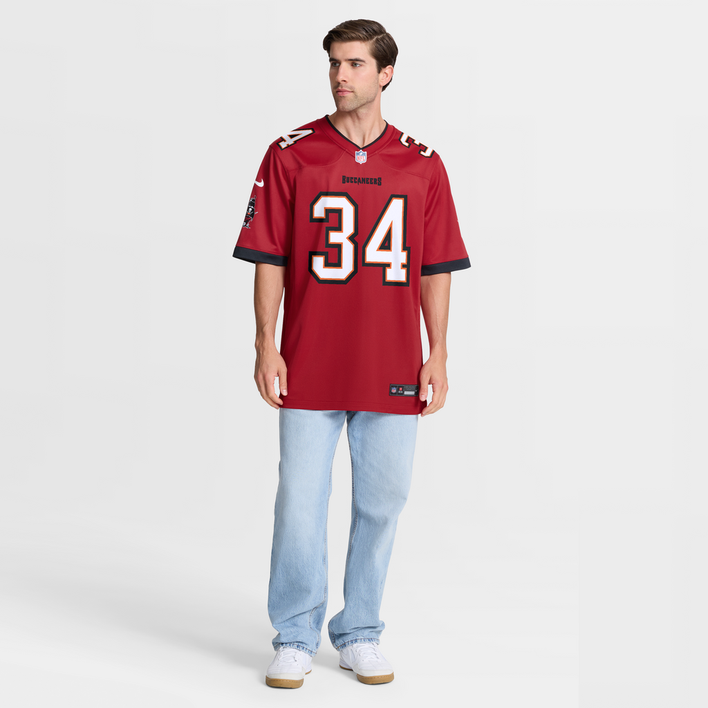 Men's Tampa Bay Buccaneers Alex Anzalone Nike Red Team Game Jersey