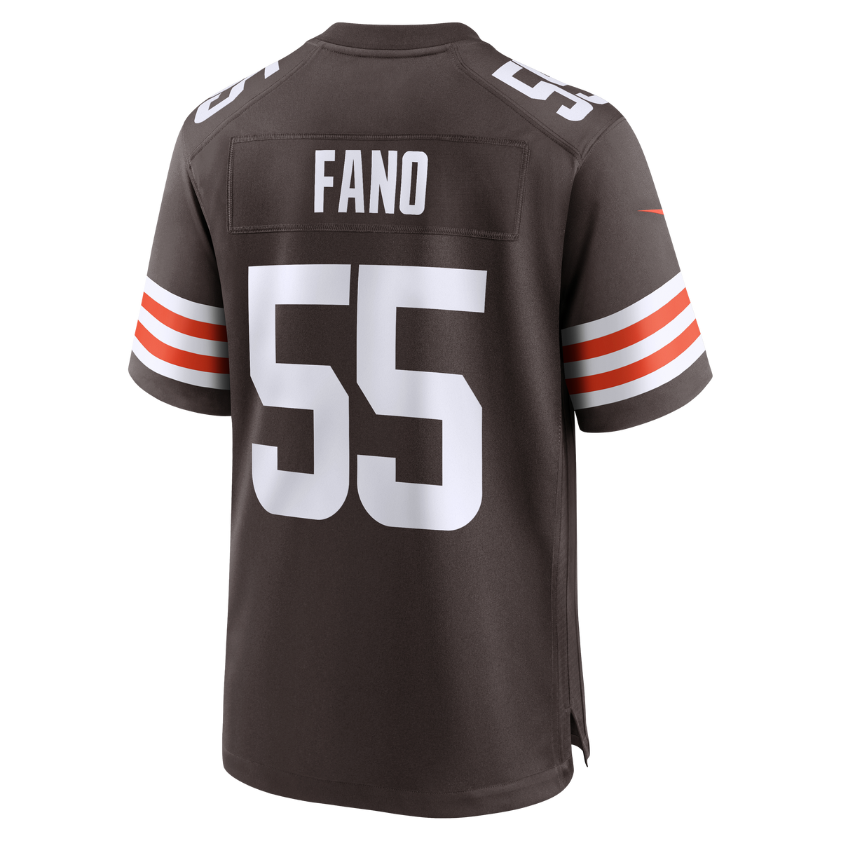 Men's Cleveland Browns Spencer Fano Nike Brown 2026 Nfl Draft First Round Pick No 9 Team Game Jersey
