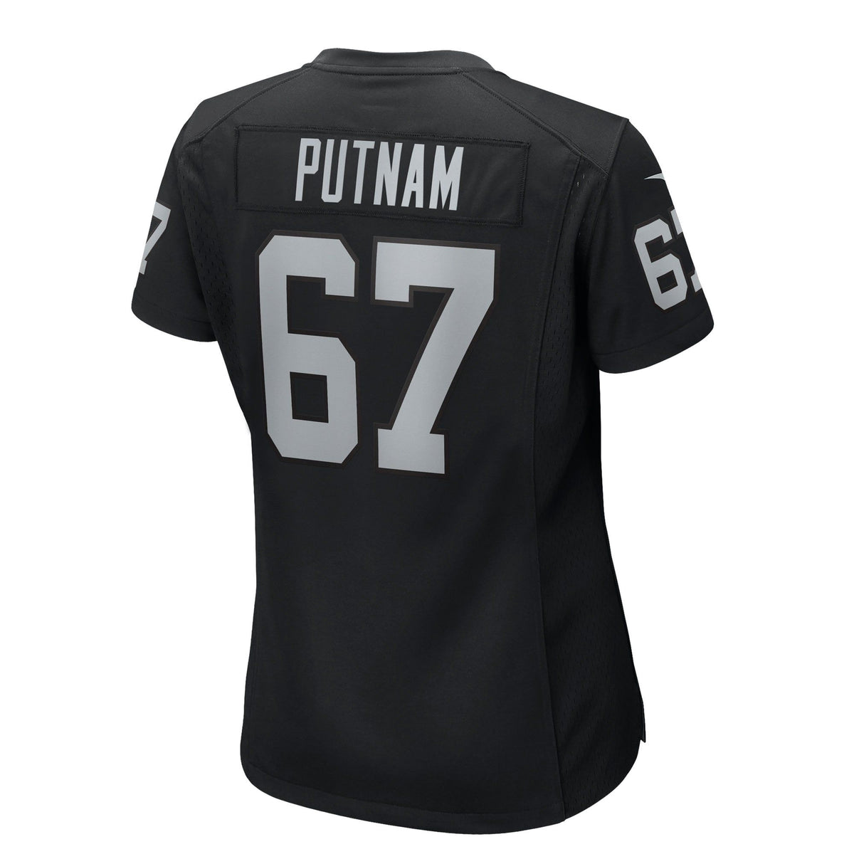Women's Las Vegas Raiders Will Putnam Nike Black Team Game Jersey