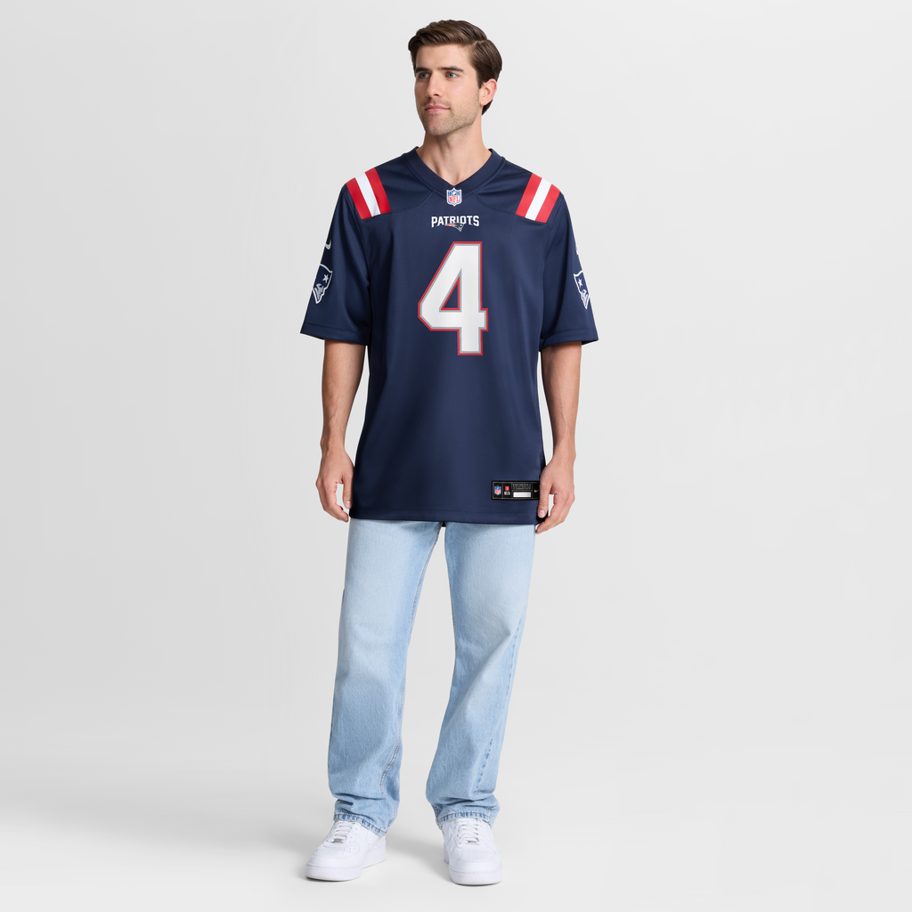 Men's New England Patriots Adam Vinatieri Nike Navy Team Retired Game Jersey