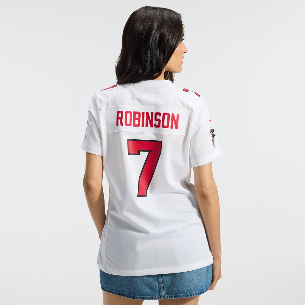 Women's Atlanta Falcons Bijan Robinson Nike White Game Jersey